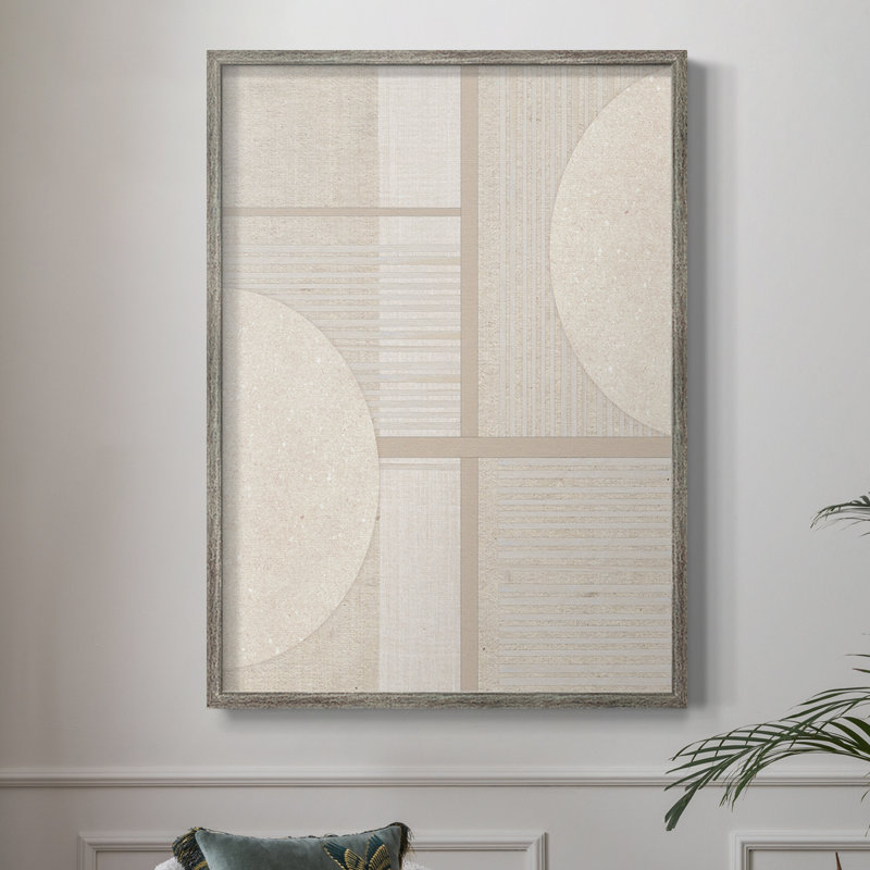 Organized Field Framed Print - Solid Wood, 30" H x 24" W