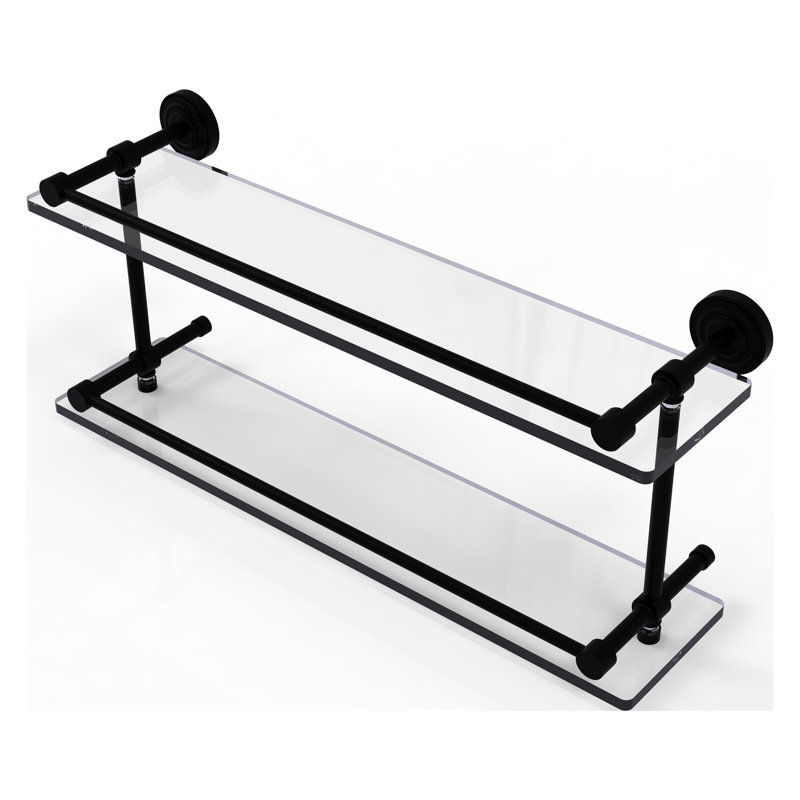 Marchmont 2 Piece Tiered Shelf, Matte Black