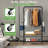 Leeander 34'' Metal Clothing Rack