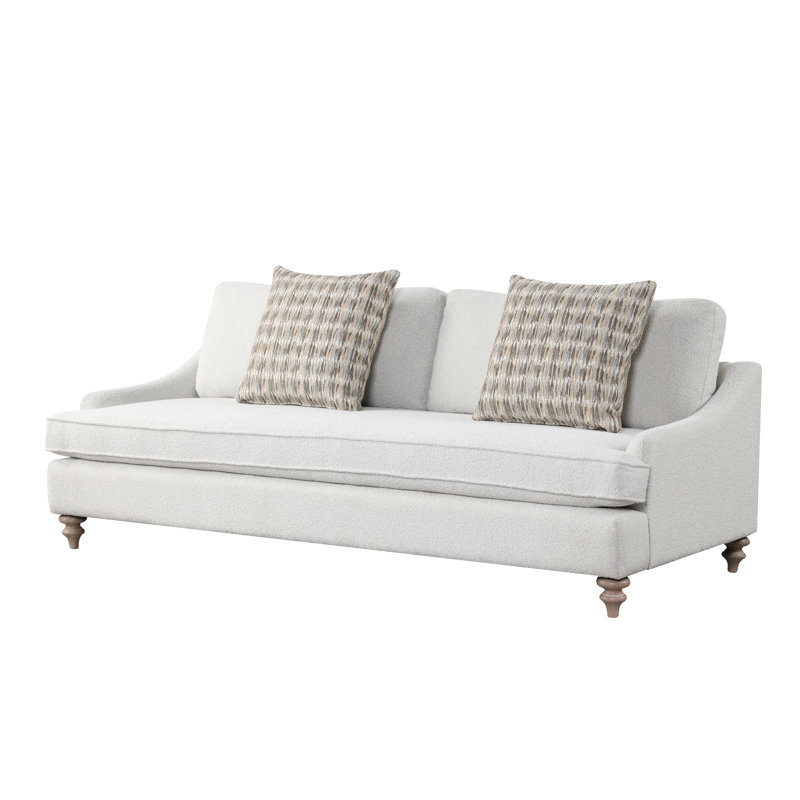 Ensemble canapé et causeuse avec coussin une pièce