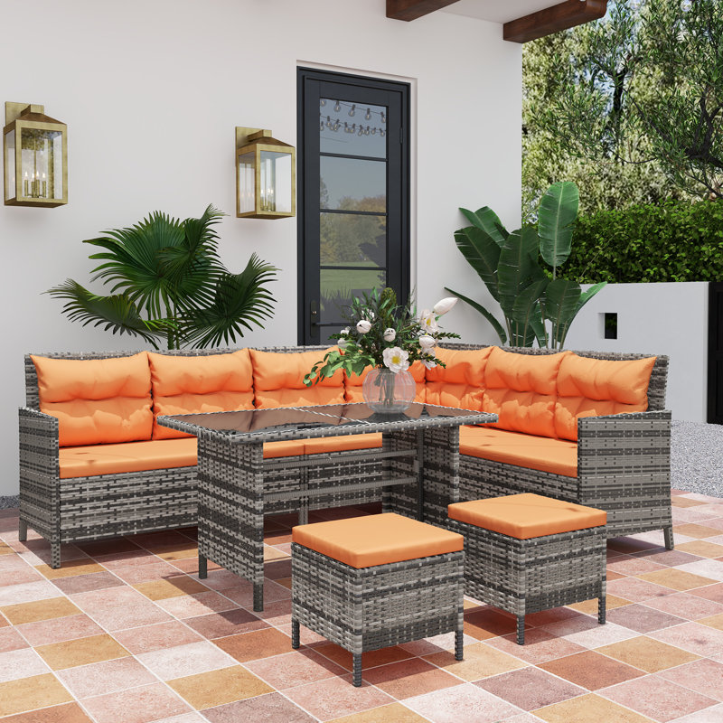 Rattan Sofa Set