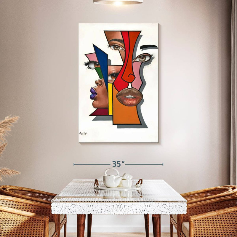 Leisha Abstract Untitled, 48" H x 32" W