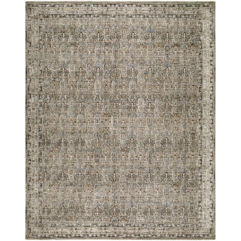 Farshad Machine Woven Area Rug, Gray/Taupe/Charcoal, Rectangle 10' x 13'11"