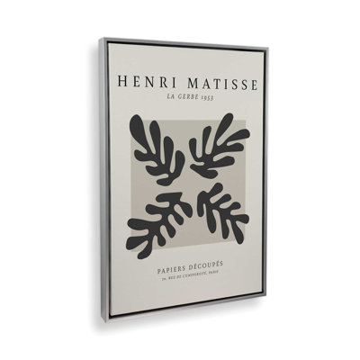 Affiche La Gerbe en noir Matisse
