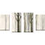 "Down To The Woods On White Crop", ensemble de 4 reproductions sur toiles-63563004