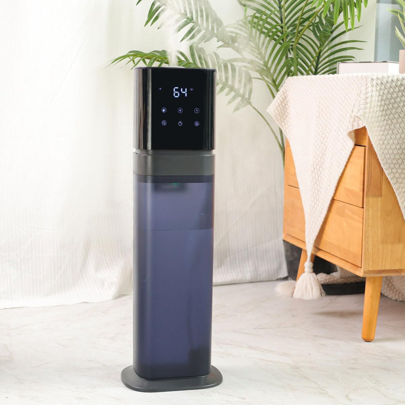 Évaporateur à vapeur froide 2,1 gallons avec humidistat réglable pour 2 000 pieds cubes