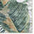 Jasmine Modern Plant Design Machine Washable and Foldable Area Rug Green/Ivory-1732461604