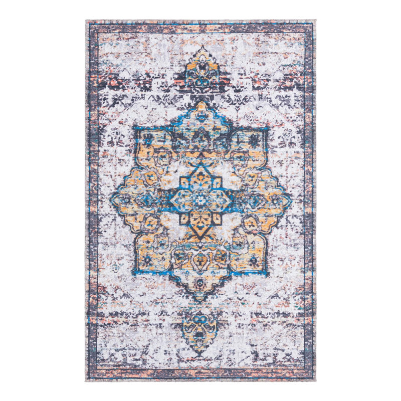Hyler Moroccan Indoor Rug, Rectangle 3'11" x 6'1"