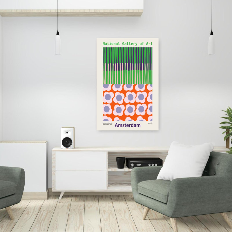 Art contemporain, art classique abstrait audacieux, H 36 po x l 24 po