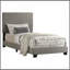 Lit double rembourré Efram Taupe-1418560391