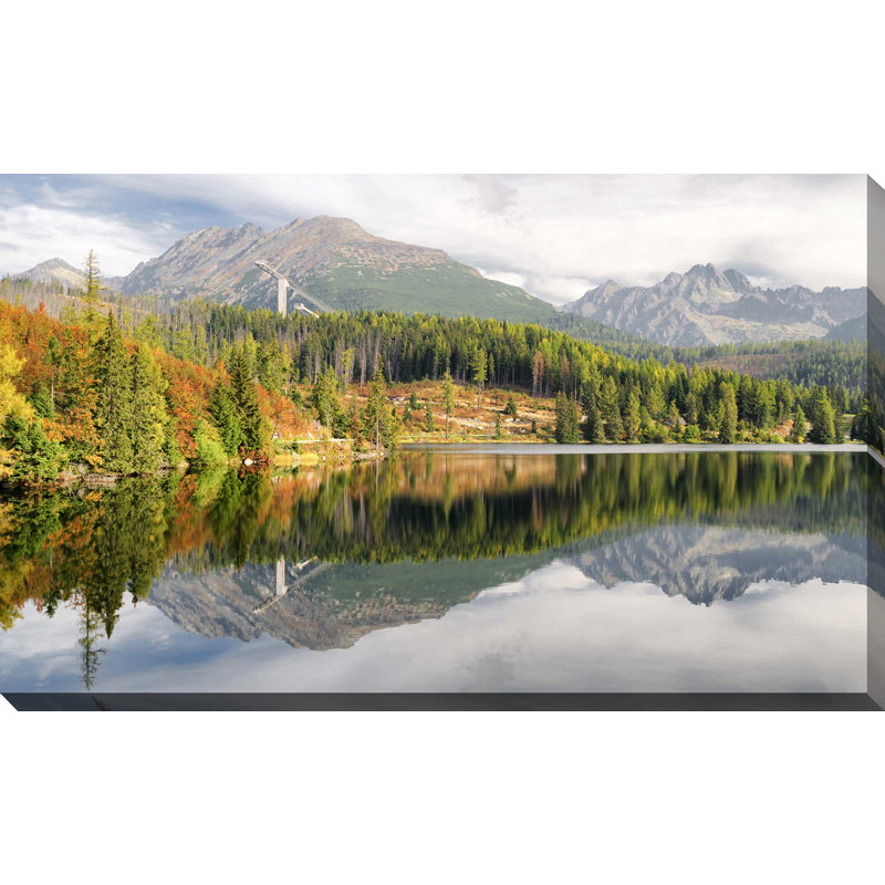 " Mountain Lake ", 18" H x 30" W x 1" D