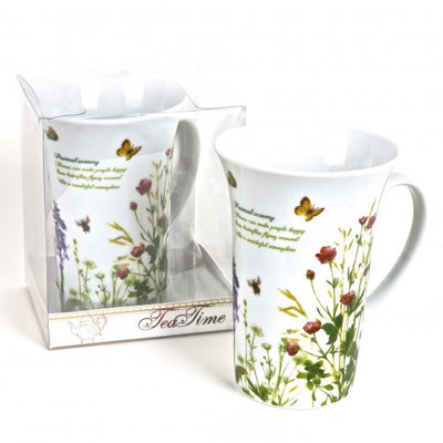 Talia Porcelain China Coffee Mug