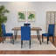 Ashzo 5-Piece Dining Set, Hairpin Dining Table With 4 Chairs, 3 Colour Options-1851642674-1851642673