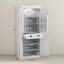 Armoire de cuisine 71 "avec lumières DEL, 6 tablettes de porte, un tiroir et 4 tablettes réglables, blanc-442169988