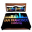 Ensemble de housse de couette city v san francisco california