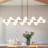22 - Lights Sputnik Chandelier Dining Room Chandelier Linear Chandelier 70.8in Bubble Chandelier Chandeliers For Kitchen Island