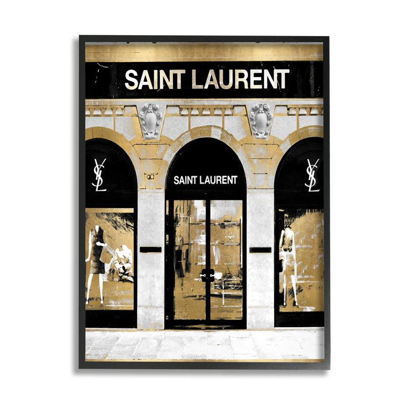 Mannequin glamour Bold Fashion, Giclée encadrée noir minuit, L 11 po x H 11 po