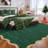 Scalloped Washable Rugs for Living Room Neutral Area Rugs Ultra-Thin Non Slip Large Bedroom Carpet Indoor Stain Resistant Contemporary Carpet for Dining Room Dorm-898702929-898703016