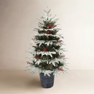 54' Lighted Artificial Fir Christmas Tree