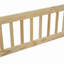 Lit de plancher en forme de maison avec clôture, garde-corps-943232603-943232604