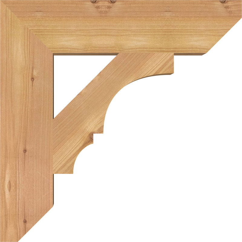 Support latté l 3 1/2 po x P 16 po x H 16 po, cèdre rouge de l'Ouest, H 16 po x l 3,5 po x P 16 po, Cèdre rouge, Lisse