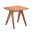 Table de bout décorative décontractée 1 pièce Mid-Century