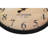 Wall Clock, 20 Inch Round Frame In Antique Brown, Bold Numerals