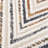 Rectangle Courtdale Chevron Machine Woven Polyester Area Rug in Blue/Brown-415915843