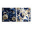 Motif victorien cobalt bleu dentelle-103921850