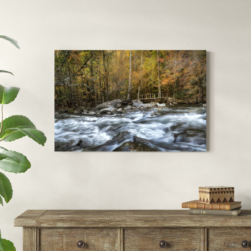 Le pont de pied par Danny Head - photographie sur toile tendue, H 24 po x l 36 po