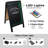 Freestanding Steel Magnetic Chalkboard-95949762