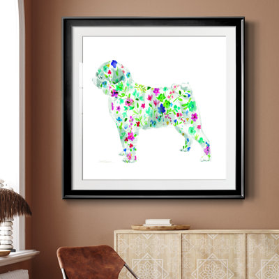 Tapestry Pug - Single Picture Frame Painting