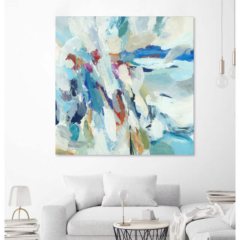 «Joyous Expansion» par Randy Hibberd, reproduction d'art sur toile tendue, H 72 po x l 72 po x P 1,5 po