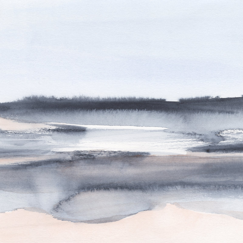 Blush Reflections III - Wrapped Canvas Print, 76cm H x 76cm W x 3.8cm D