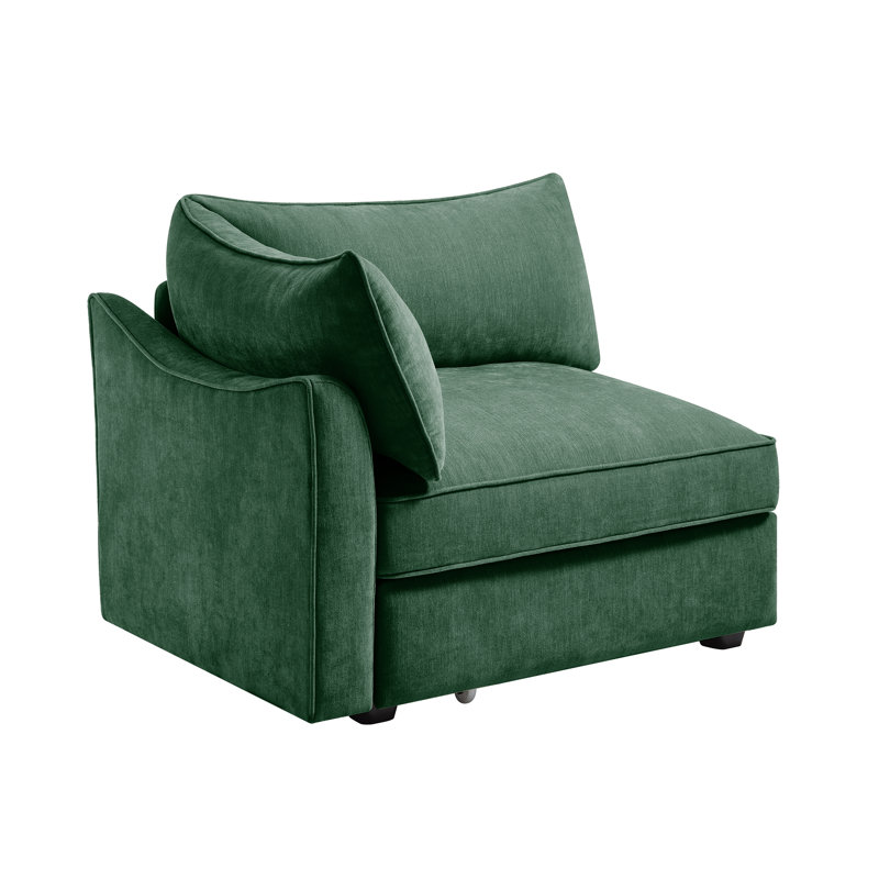 Sofa LSF Velvet-Green, Green