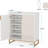 Shoe Cabinet With Doors, 5 Tiers Shoe Storage Organizer For Modern Entryways-970853406