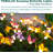 Black Solar Powered Integrated LED Metal Pathway Light