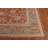 Orange Oushak Vegetable Dye Area Rug 12