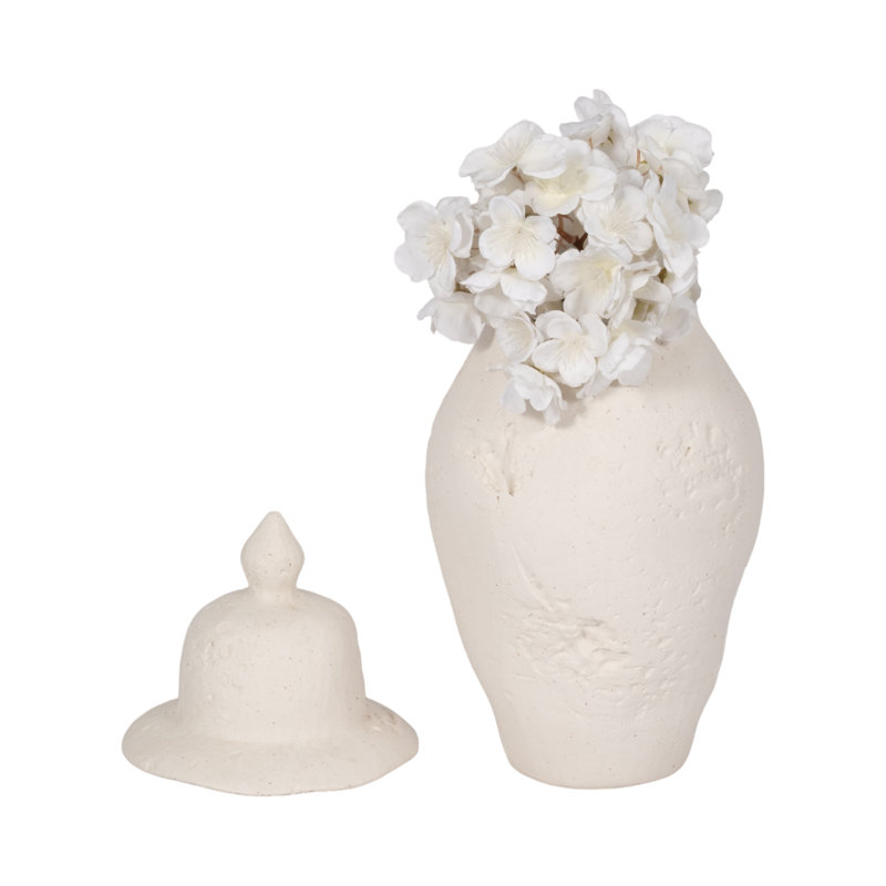 Handmade Stoneware Jar, 21"