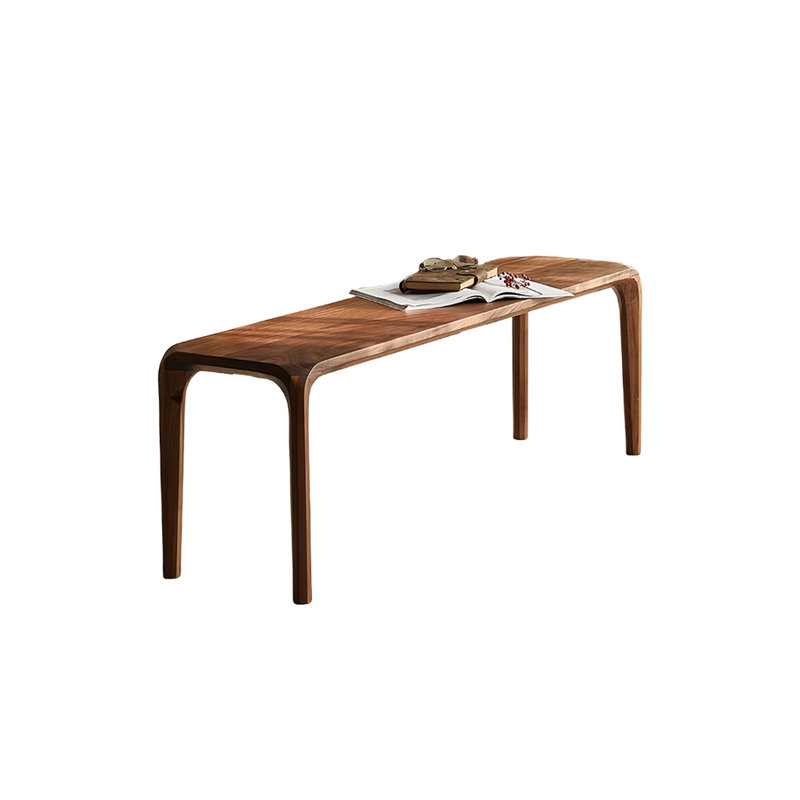 Banc en bois massif fabriqué à la main et de haute qualité, H 17,71 po x l 62,99 po x P 13,77 po