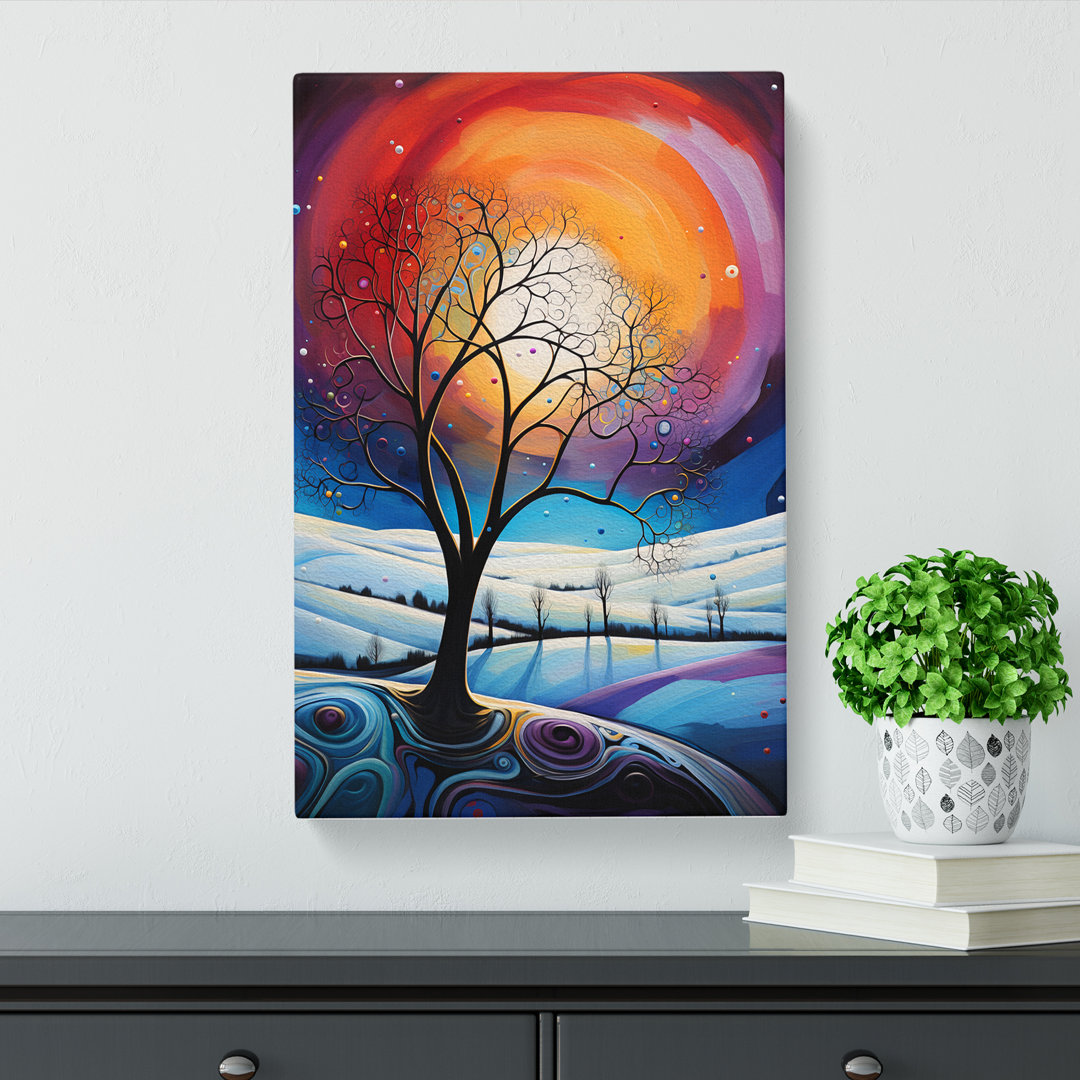 Winter Landscape No.2 - Wrapped Canvas