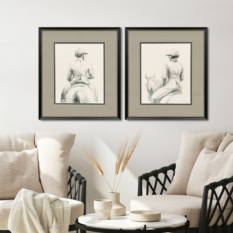 English Rider Framed Art