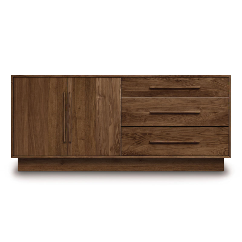 Moduluxe 3 - Drawer Dresser, Conventional, Natural Walnut