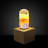 Lampe de table en bois 6,3 po