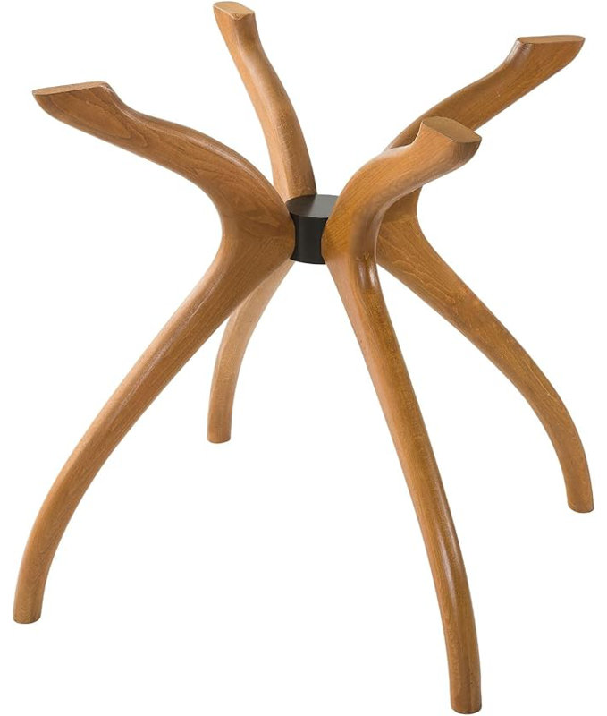 Base de table courbée moderne Mid Century