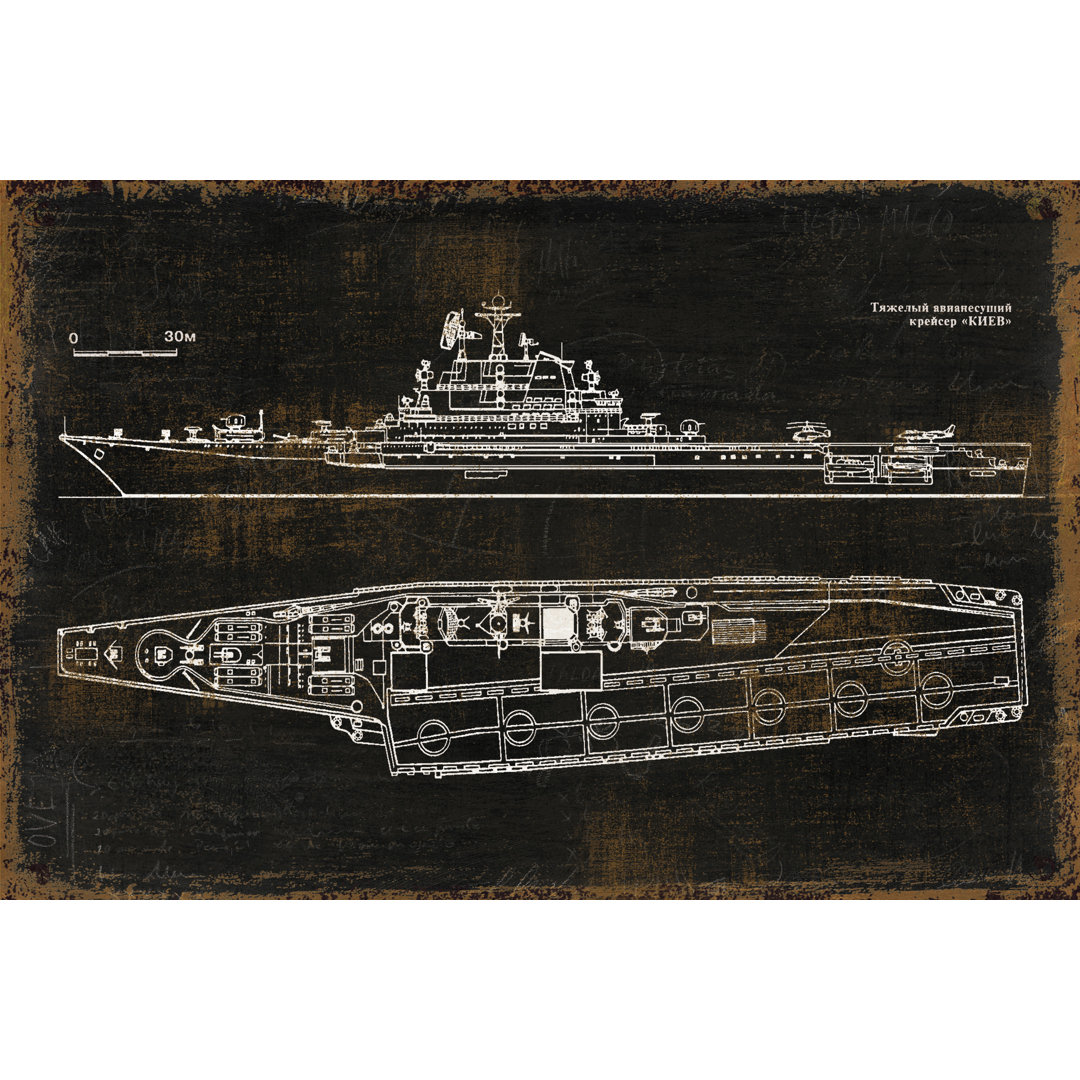 Old Drawing 6 - Wrapped Canvas Print