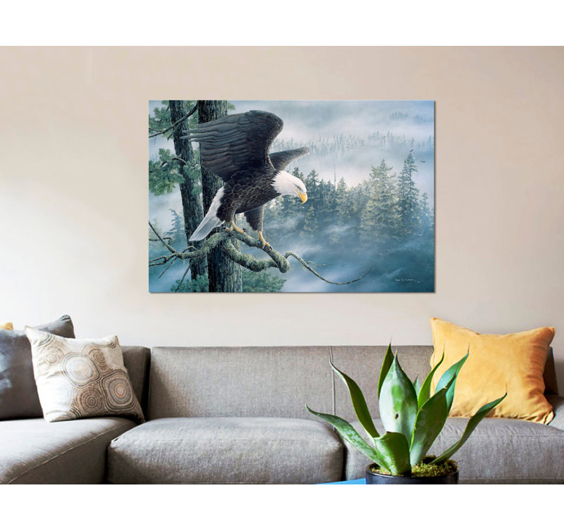 High and Mighty - reproduction d'art sur toile, H 12 po x l 18 po x P 1,5 po, Toile tendue, Pas de tapis