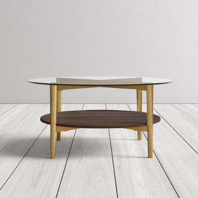 Otto Glass Top Single Coffee Table