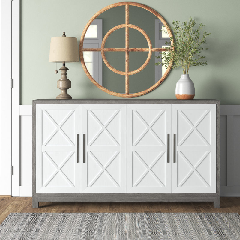 Maddison 4-Door Accent Cabinet