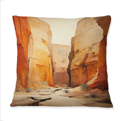 Coussin Bold Landscape Canyon Desert V - Canyon
